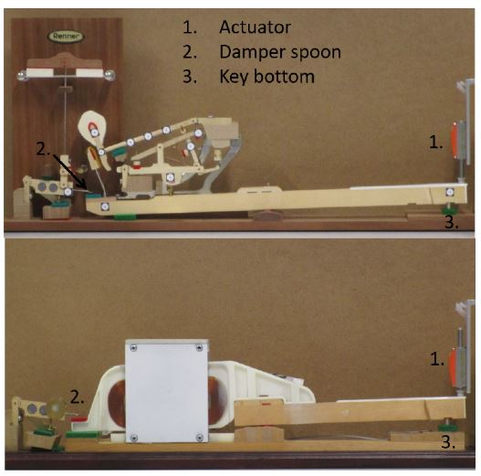 Haptic force experimental set up